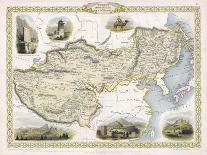 Map of Tibet Mongolia and Manchuria-J. Rapkin-Stretched Canvas