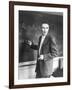 J. Robert Oppenheimer Working Out Physics Equations on the Blackboard in His Office-Alfred Eisenstaedt-Framed Premium Photographic Print