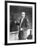 J. Robert Oppenheimer Working Out Physics Equations on the Blackboard in His Office-Alfred Eisenstaedt-Framed Premium Photographic Print