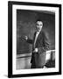 J. Robert Oppenheimer Working Out Physics Equations on the Blackboard in His Office-Alfred Eisenstaedt-Framed Premium Photographic Print