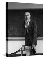 J. Robert Oppenheimer-Alfred Eisenstaedt-Stretched Canvas