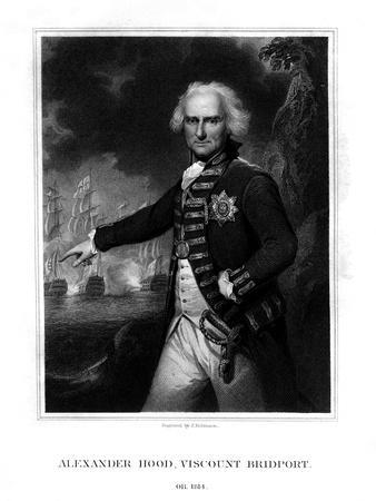 Admiral Alexander Hood, 1st Viscount Bridport, Officer of the Royal Navy