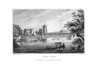 Putney Bridge, London, 1829