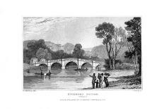 Richmond Bridge, London, 1829-J Rogers-Stretched Canvas