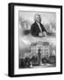 J S Bach and Places-H Bibby-Framed Art Print