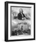 J S Bach and Places-H Bibby-Framed Art Print