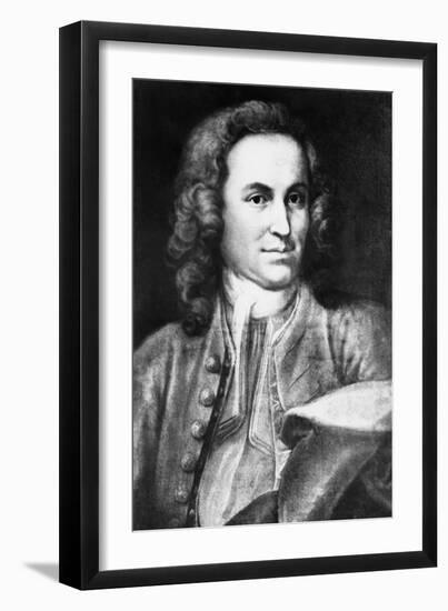 J S Bach (Reutsch)-null-Framed Art Print