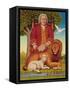 J.S. Bach's (1685-1750) Peaceable Kingdom, 2000-Frances Broomfield-Framed Stretched Canvas