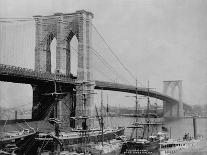 Lower East Side Neighborhood and Brooklyn Bridge-J.S. Johnston-Photographic Print