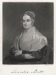 Lucretia Mott American Reformer Wife of a Quaker Minister Slavery Abolitionist-J. Sartain-Mounted Art Print