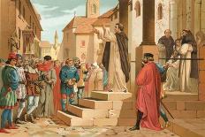 Albert the Great Preaching in Paris-J. Serra-Giclee Print