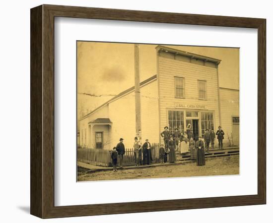 J. Sill Cash Store, Florence, Wa-null-Framed Photographic Print