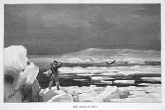 A Wonderful Lead Through a Split Floeberg, Pub. London 1886-J. Steeple Davis-Giclee Print
