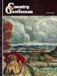 "Farm Landscape," Country Gentleman Cover, April 1, 1942-J. Steuart Curry-Mounted Giclee Print