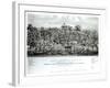 J Street, Sacramento, California, Sierra Nevada Distance, c.1849-G.v. Cooper-Framed Giclee Print