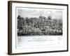 J Street, Sacramento, California, Sierra Nevada Distance, c.1849-G.v. Cooper-Framed Giclee Print