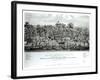 J Street, Sacramento, California, Sierra Nevada Distance, c.1849-G.v. Cooper-Framed Giclee Print