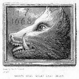 Inn Sign from the Boar's Head Tavern, Eastcheap, London, 19th Century-J Tingle-Giclee Print