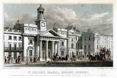 Church of St Lawrence, King Street, London, 19th Century-J Tingle-Giclee Print