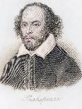 William Shakespeare engraving by JW Cook-J.W. Cook-Giclee Print