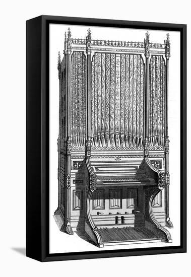 J.W Walker's Organ at the Great Exhibition, 1851-null-Framed Stretched Canvas