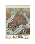 Map of Manhattan, 1879-J^W^ Williams-Stretched Canvas