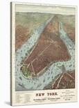 Map of Manhattan, 1879-J^W^ Williams-Framed Giclee Print