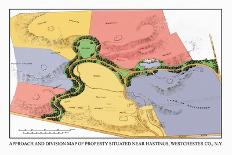 Approach and Division Map of Property Situated near Hastings, New York-J. Weidermann-Art Print