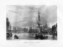 London Bridge, London, 19th Century-J Woods-Giclee Print