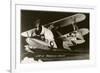 J2F-2 Grumman Utility Biplane with Pontoon Hull-null-Framed Art Print