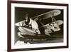 J2F-2 Grumman Utility Biplane with Pontoon Hull-null-Framed Art Print