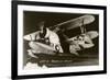 J2F-2 Grumman Utility Biplane with Pontoon Hull-null-Framed Art Print