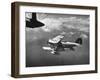 J2F Utility Plane Flying over Pacific Ocean-Peter Stackpole-Framed Photographic Print