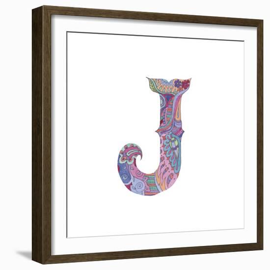 J-Green Girl-Framed Giclee Print