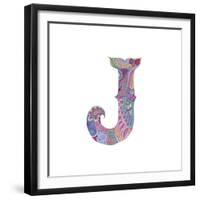 J-Green Girl-Framed Giclee Print