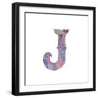 J-Green Girl-Framed Giclee Print