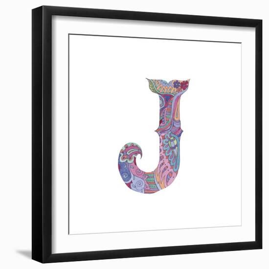 J-Green Girl-Framed Premium Giclee Print