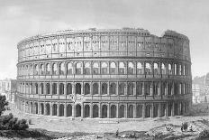 Rome, Colosseum 1855-JA Levail-Photographic Print