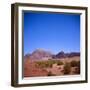 Jabal Rum, Desert Landscape in Southern Jordan, Wadi Rum, Jordan, Middle East-Christopher Rennie-Framed Photographic Print