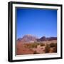 Jabal Rum, Desert Landscape in Southern Jordan, Wadi Rum, Jordan, Middle East-Christopher Rennie-Framed Photographic Print