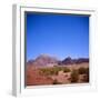 Jabal Rum, Desert Landscape in Southern Jordan, Wadi Rum, Jordan, Middle East-Christopher Rennie-Framed Photographic Print