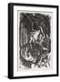 Jabberwocky from Through the-John Tenniel-Framed Giclee Print