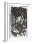 Jabberwocky from Through the-John Tenniel-Framed Giclee Print