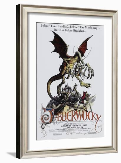 Jabberwocky-null-Framed Art Print