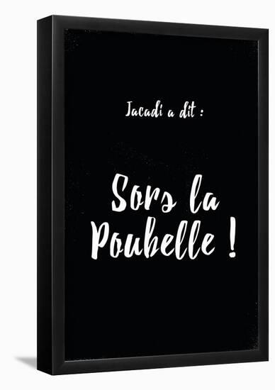 Jacadi A Dit Poubelle Oui-null-Framed Poster