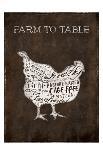 Farm To Table Chicken-Jace Grey-Art Print