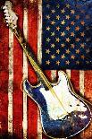 Patriotic Guitar-Jace Grey-Art Print
