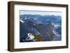 Jachenau and Karwendel mountain range. View from Mt. Herzogstand near lake Walchensee. Germany-Martin Zwick-Framed Photographic Print