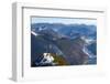 Jachenau and Karwendel mountain range. View from Mt. Herzogstand near lake Walchensee. Germany-Martin Zwick-Framed Photographic Print