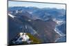 Jachenau and Karwendel mountain range. View from Mt. Herzogstand near lake Walchensee. Germany-Martin Zwick-Mounted Photographic Print